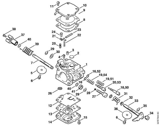 Brusilni rezalniki (TS) TS 460 Uplinjac HS-276 (25.2003) della Marca Stihl