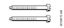 Brusilni rezalniki (TS) TS 460 Vijak DIN84-M5x50-8.8 della Marca Stihl