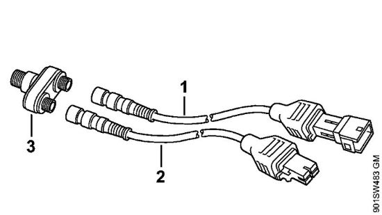 Brusilni rezalniki (TS) TS 480i-A Diagnosticni kabel vbrizga della Marca Stihl