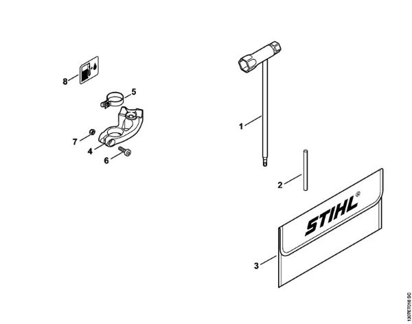 Brusilni rezalniki (TS) TS 480i-A Orodje, posebni pribor della Marca Stihl