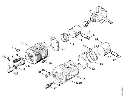 Brusilni rezalniki (TS) TS 760 Valj della Marca Stihl