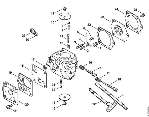 P 835, P 840 P 835 Uplinjac WJ-113 della Marca Stihl