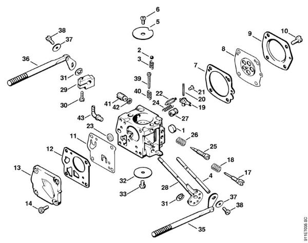 P 835, P 840 P 840 Uplinjac HS-268   3 40 674 740 della Marca Stihl