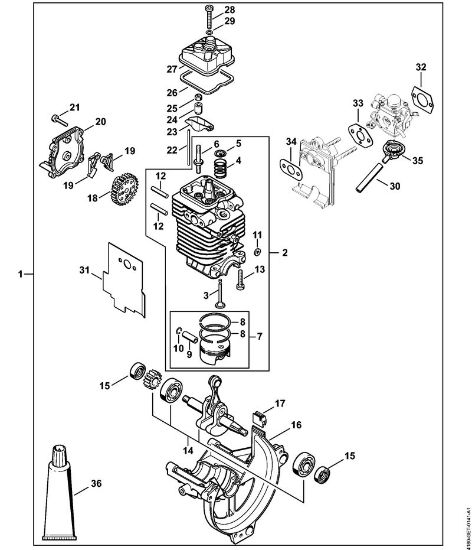 Kombi motorji (KM) KM 100 Pogon Ã˜ 40 mm della Marca Stihl