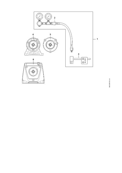 Slika Komplet naprave za preverjanje tesnjenja KM 130 R