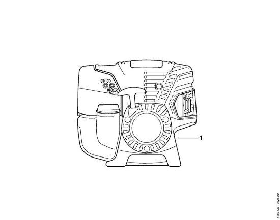 Kombi motorji (KM) KM 131 Serijska številka della Marca Stihl