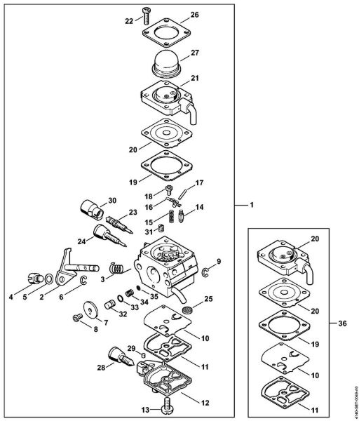 Kombi motorji (KM) KM 55 C-E Uplinjac C1Q-S71 della Marca Stihl