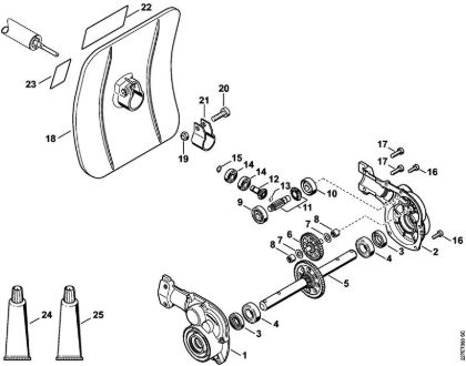 Kombi orodja (-KM) BF-KM BF-KM gonilo della Marca Stihl
