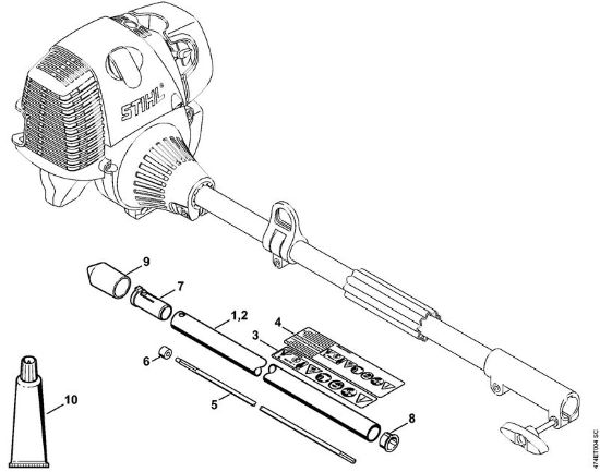 Kombi orodja (-KM) BF-KM BF-KM rocaj della Marca Stihl