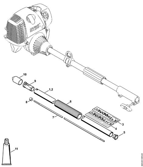 Kombi orodja (-KM) FH-KM 145Â° Rocaj della Marca Stihl