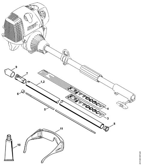 Kombi orodja (-KM) FS-KM - 4180 Rocaj della Marca Stihl