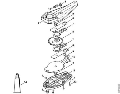 Kombi orodja (-KM) HL-KM 0Â° Gonilo nožev 0°, 30°, 0° - 90° (24.2005) della Marca Stihl