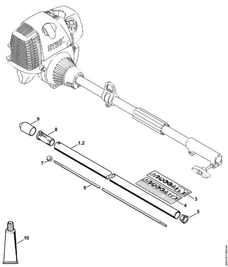 Kombi orodja (-KM) HL-KM 0Â° Rocaj della Marca Stihl