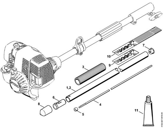 Kombi orodja (-KM) HT-KM Rocaj della Marca Stihl