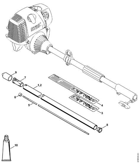 Kombi orodja (-KM) KB-KM KB-KM rocaj della Marca Stihl