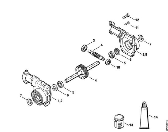 Prikljucki BF BF gonilo della Marca Stihl