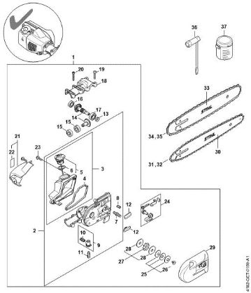 Slika Prenosni mehanizam 1/4'' 8Z HT