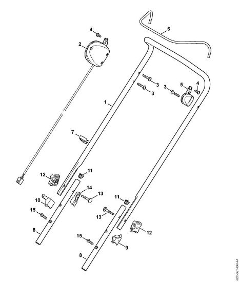 Akumulatorske kosilnice (RMA) RMA 370 Vodilo della Marca Stihl