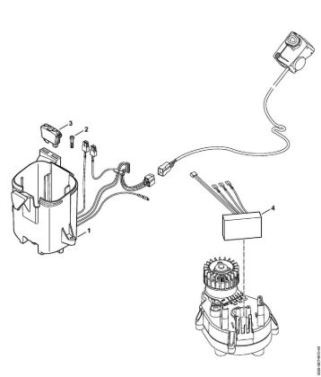 Akumulatorske kosilnice (RMA) RMA 410 C Držalo baterije, elektronski modul della Marca Stihl