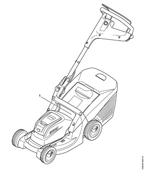Akumulatorske kosilnice (RMA) RMA 410 C Serijska številka della Marca Stihl