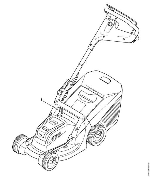 Akumulatorske kosilnice (RMA) RMA 410 C Serijska številka della Marca Stihl