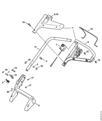 Akumulatorske kosilnice (RMA) RMA 410 C Vodilo della Marca Stihl
