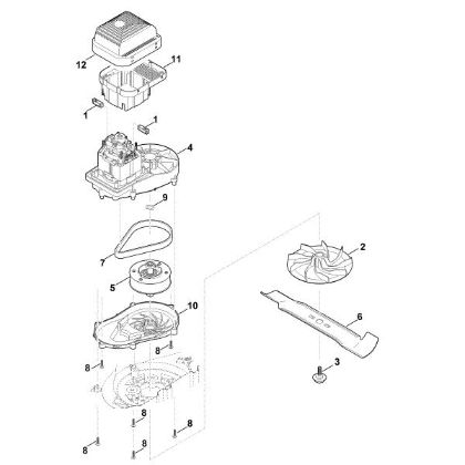 Slika D - Motor, nož RME 339.0 C