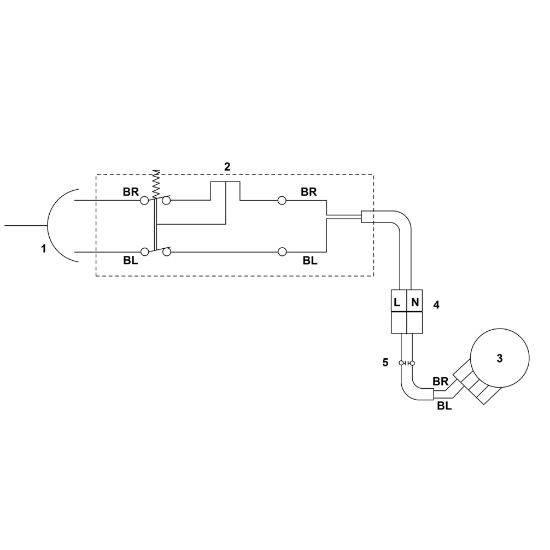 Slika G - Stikalna shema RME 443.0 C