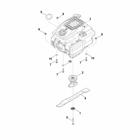 Slika C - Motor, nož RM 2.2 R