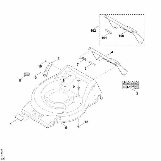 Slika B - Ohišje RM 248.0