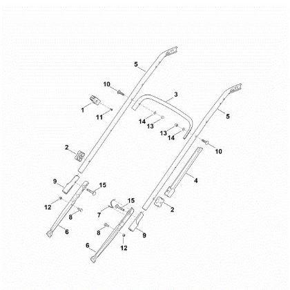 Slika B - Spodnji del krmila RM 545.1