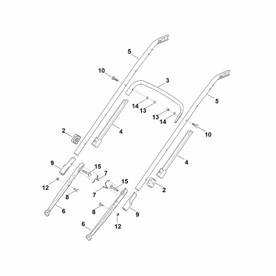 Slika B - Spodnji del krmila RM 545.1 VE