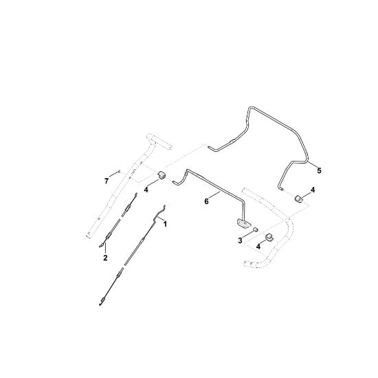 Slika A - Zgornji del krmila RM 650.0 T