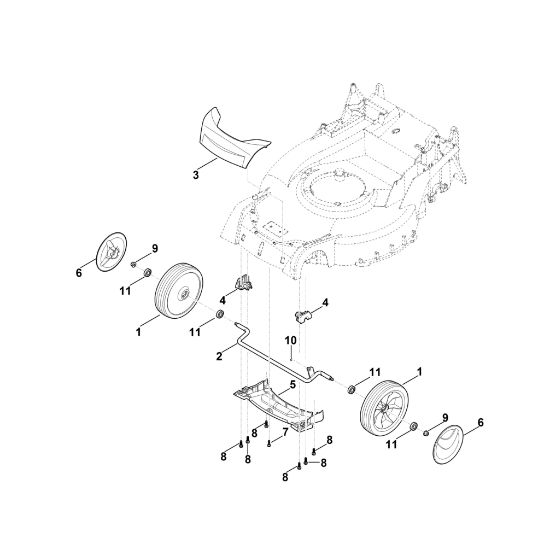 Slika D - Sprednja os, pokrov RM 650.0 T