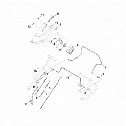 Slika A - Zgornji del krmila RM 650.1 VE