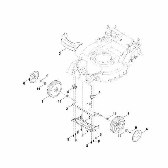 Slika D - Sprednja os, pokrov RM 650.1 VE