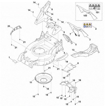 Slika C - Ohišje RM 655.0 V