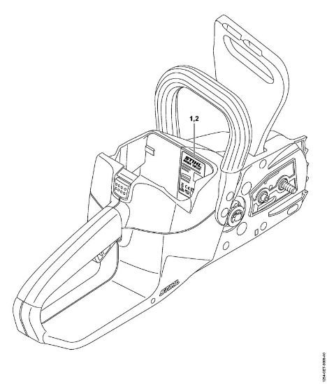 Akumulatorska motorna žaga (MSA) MSA 120 C-B Serijska številka della Marca Stihl
