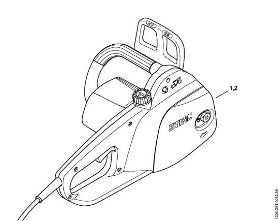 Elektricne motorne žage (MSE) MSE 141 C-Q Serijska številka della Marca Stihl