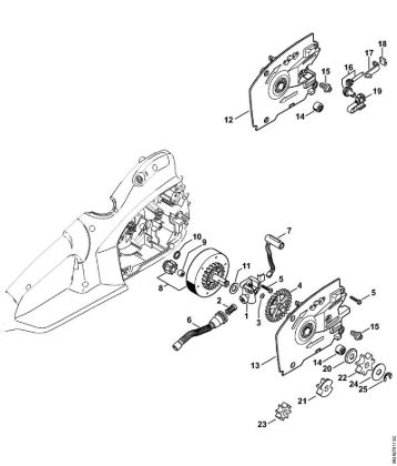 Elektricne motorne žage (MSE) MSE 170 C-BQ Oljna crpalka, verižnik della Marca Stihl