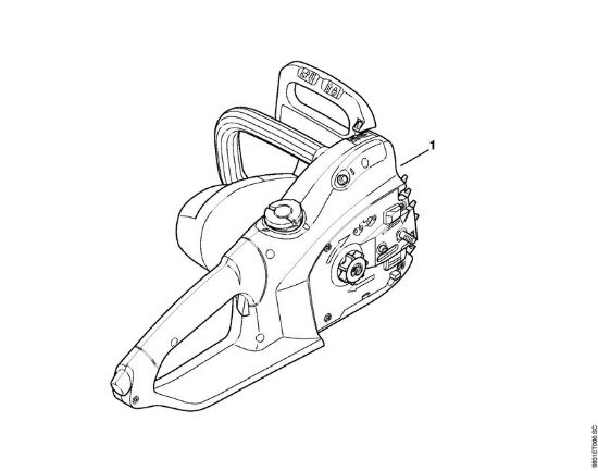 Elektricne motorne žage (MSE) MSE 210 C-BQ Serijska številka della Marca Stihl