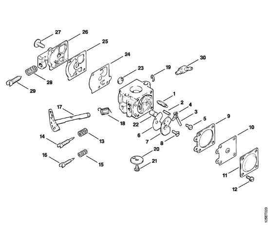 Zage z bencinskim motorjem (MS) 009 Q Uplinjac WA-99 (27.1986) della Marca Stihl