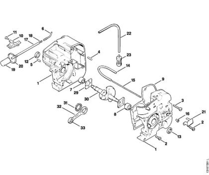 Zage z bencinskim motorjem (MS) 012 AVTEQ Ohišje zaganjaca della Marca Stihl