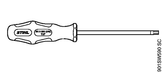 Zage z bencinskim motorjem (MS) 020 (1129) Izvijac T27x150 della Marca Stihl