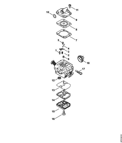 Zage z bencinskim motorjem (MS) MS 170 2-MIX Uplinjac C1Q-S237 2-MIX della Marca Stihl