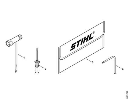 Zage z bencinskim motorjem (MS) MS 192 C-E Orodje, posebni pribor della Marca Stihl