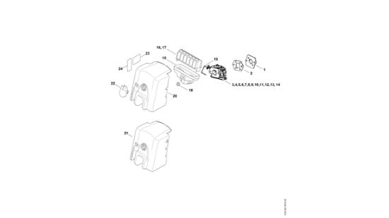 Slika Zracni filter MS 250 C-B