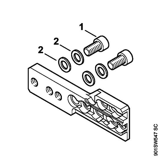 Zage z bencinskim motorjem (MS) MS 251 C-BEQ Prikljucek della Marca Stihl