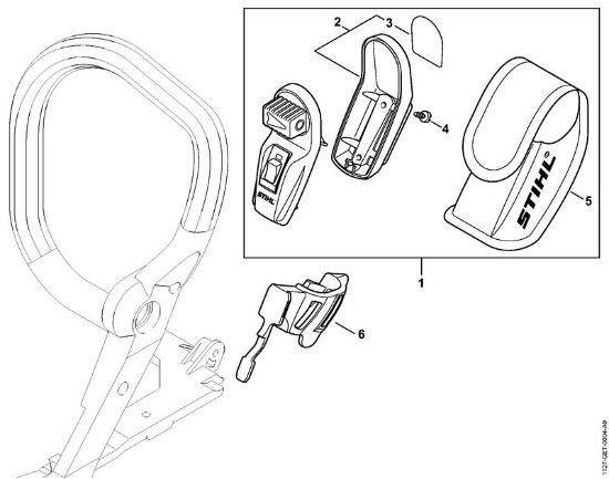 Zage z bencinskim motorjem (MS) MS 310 Laser 2 v 1 della Marca Stihl