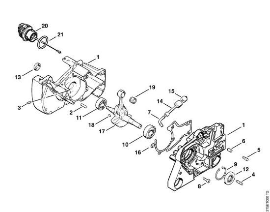 Zage z bencinskim motorjem (MS) MS 380 Ohišje zaganjaca della Marca Stihl